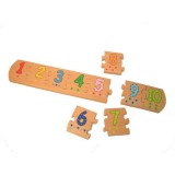 Wooden Long Number Puzzle